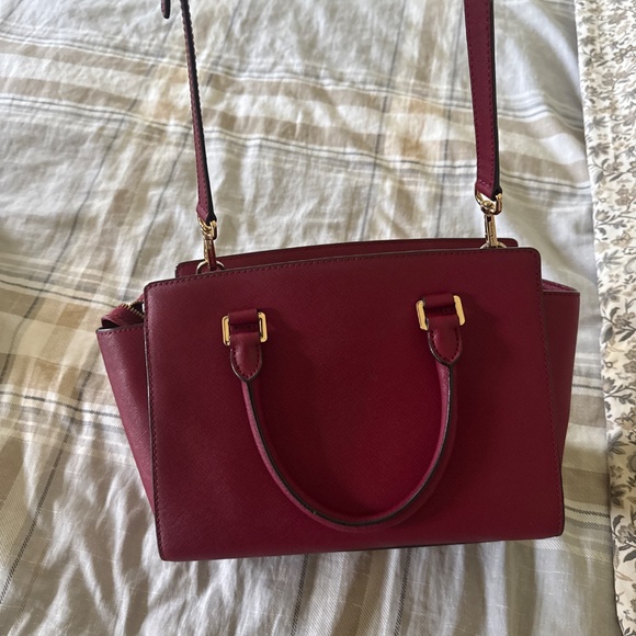 Michael Kors Selma Medium Saffiano Leather Satchel - Picture 5 of 8